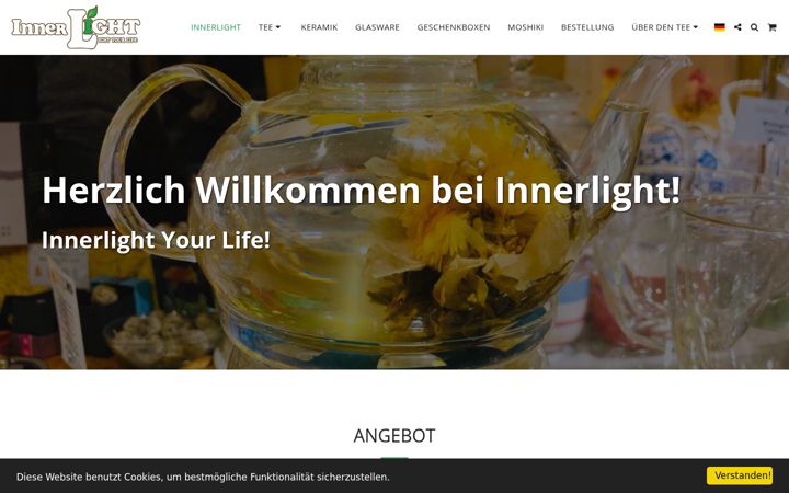 Screenshot of innerlights.ch