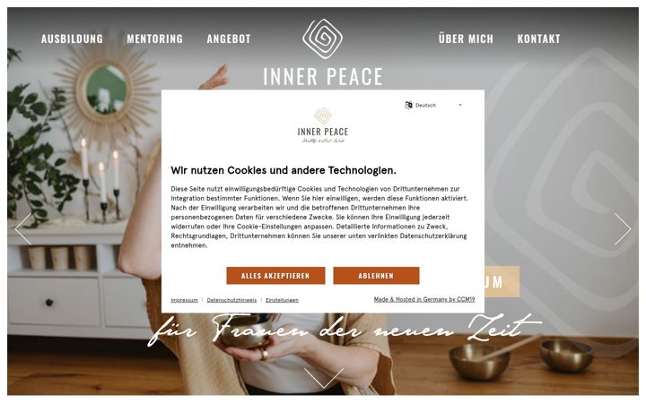 Screenshot of innerpeace-yoga.de