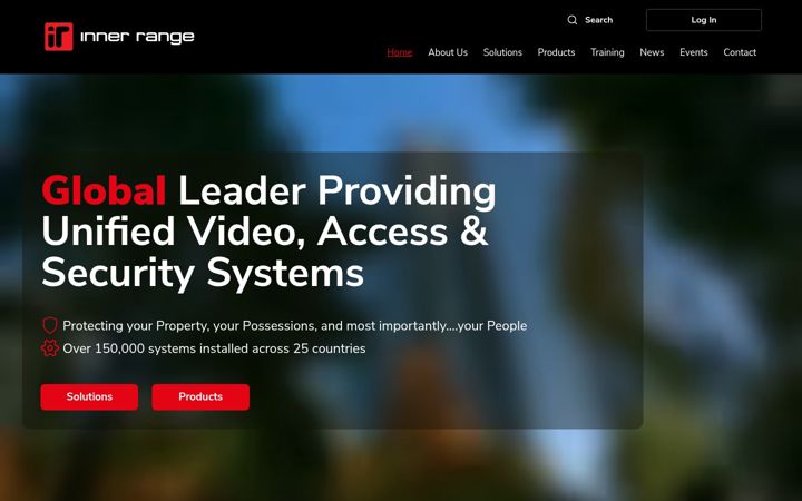 Screenshot of innerrange.co.uk