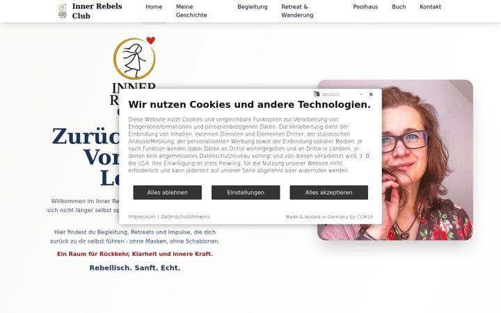 Screenshot of innerrebelsclub.de