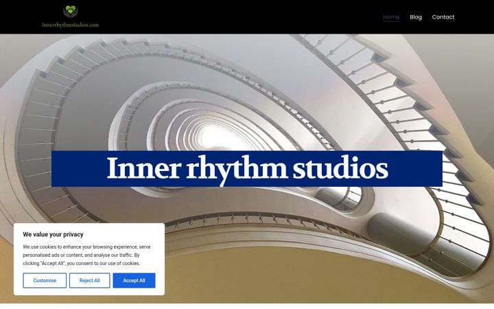 Screenshot of innerrhythmstudios.com