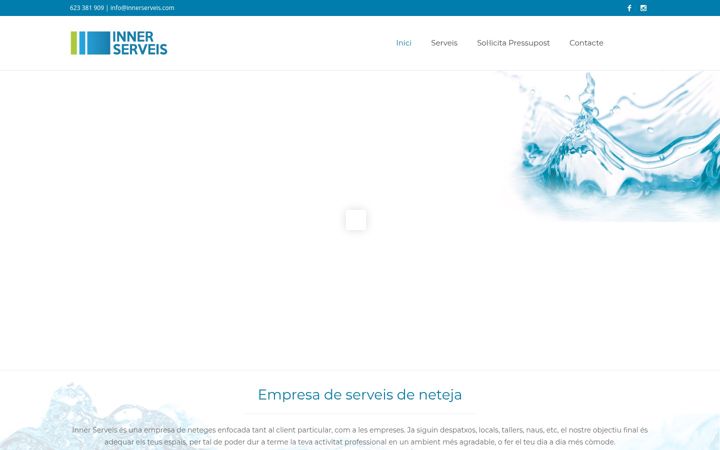 Screenshot of innerserveis.com