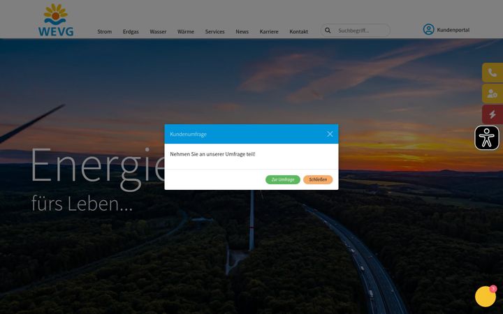 Screenshot of innersteenergie.de
