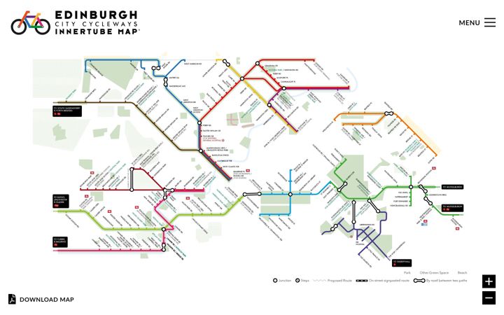 Screenshot of innertubemap.com