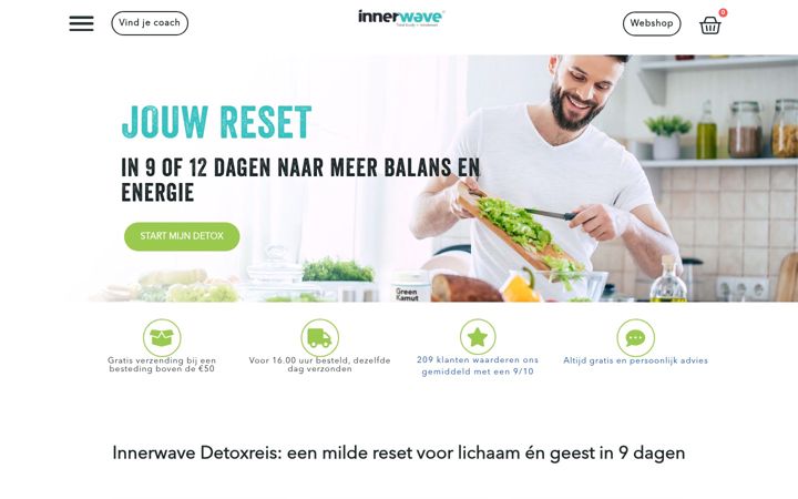 Screenshot of innerwave.de