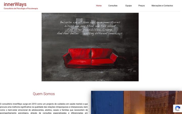 Screenshot of innerways.pt