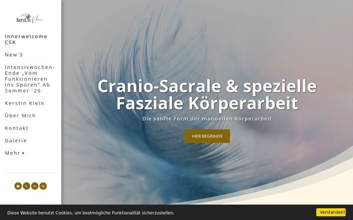 Screenshot of innerwelcome.de
