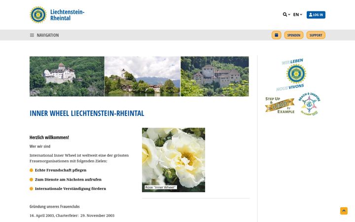 Screenshot of innerwheel-liechtenstein-rheintal.com