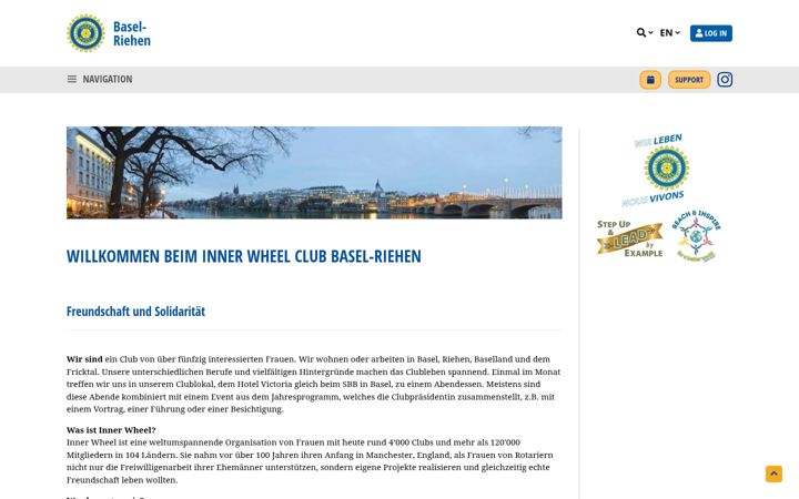 Screenshot of innerwheelbaselriehen.ch