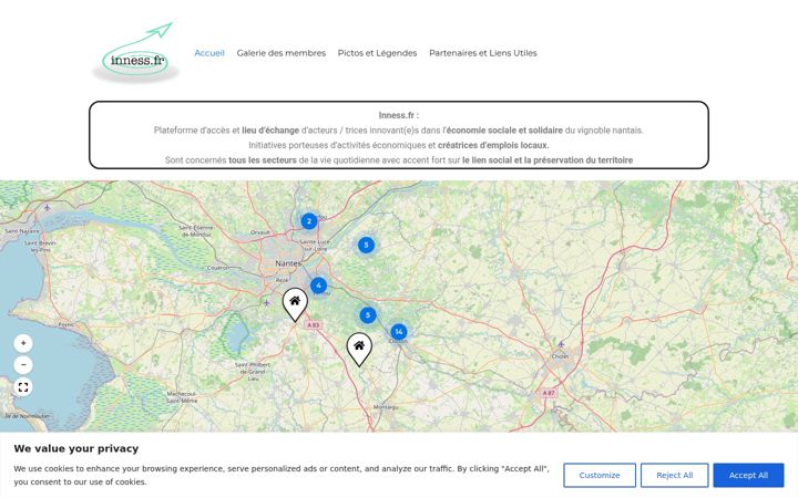 Screenshot of inness.fr