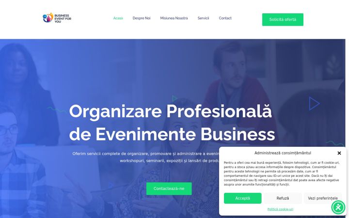 Screenshot of innevents.ro