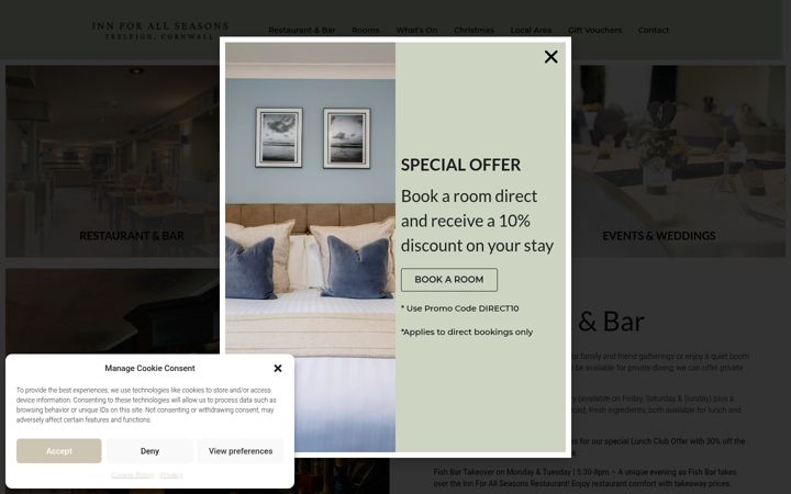 Screenshot of innforallseasons.co.uk