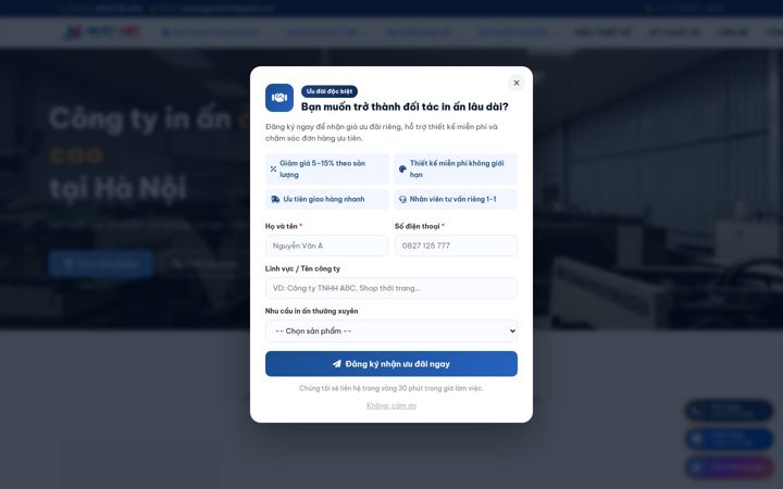 Screenshot of innhatviet.com