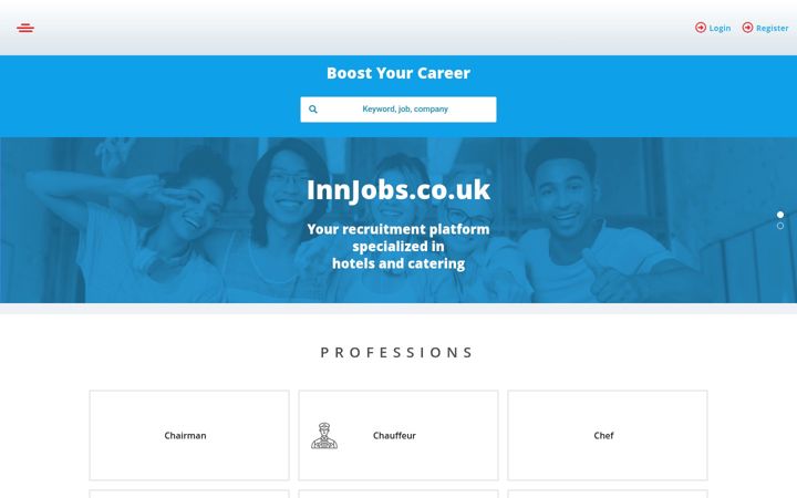 Screenshot of innjobs.co.uk