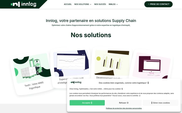 Screenshot of innlog.fr