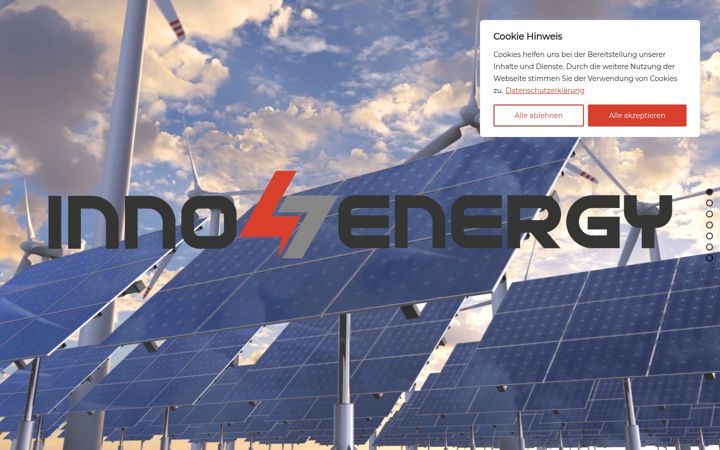 Screenshot of inno4energy.de