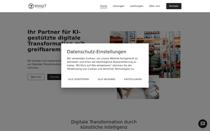 Screenshot of inno7.com