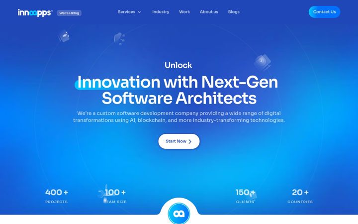 Screenshot of innoapps.com
