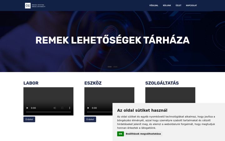 Screenshot ta' innobuda.hu