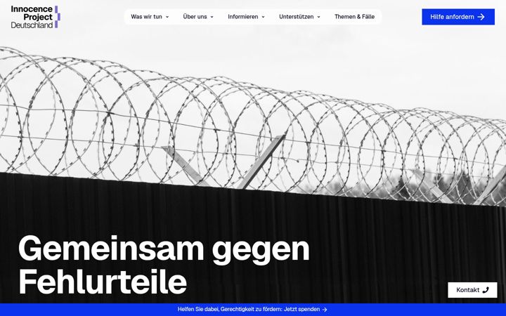 Screenshot of innocence-deutschland.de