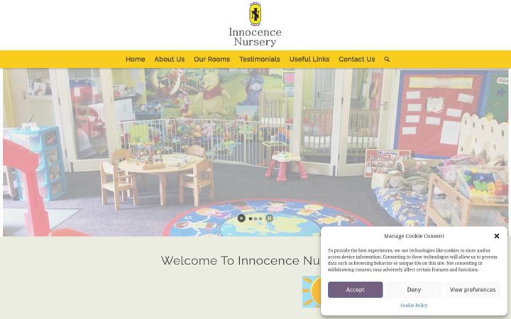 Screenshot of innocencenursery.co.uk
