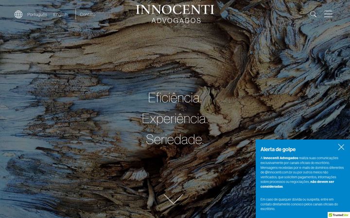 Screenshot of innocenti.com.br