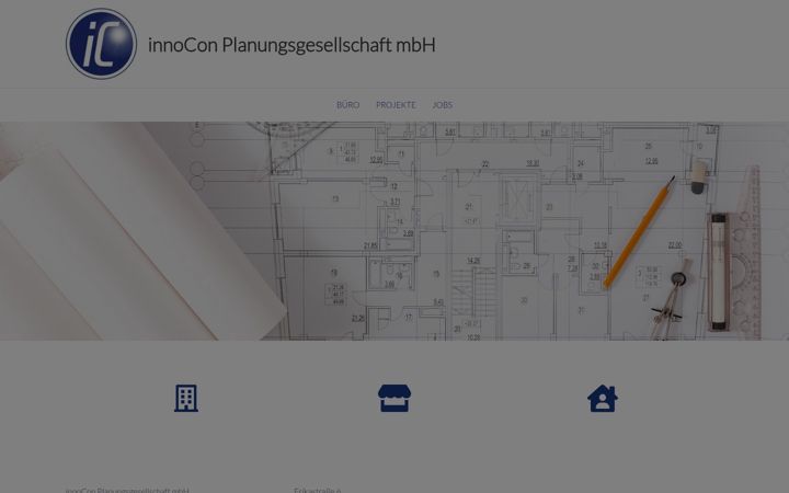 Screenshot of innocon-planungsgesellschaft.de