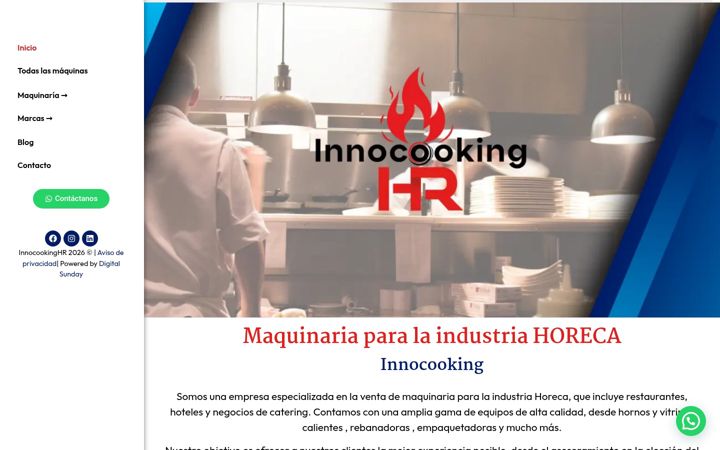 Screenshot von innocookinghr.com