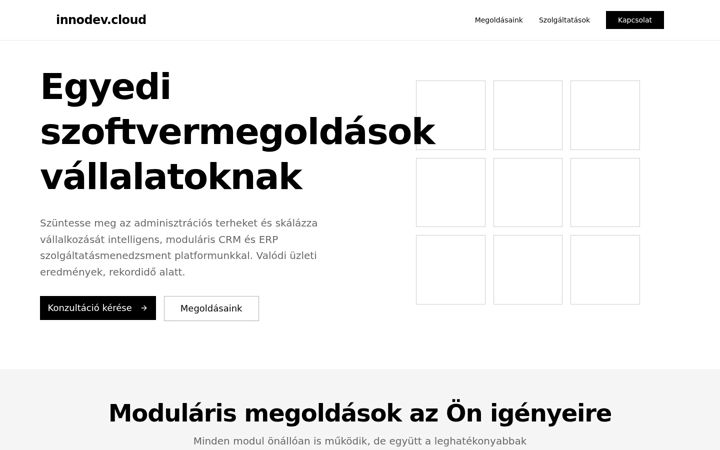 Screenshot of innodev.cloud