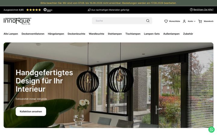 Screenshot of innofique.de
