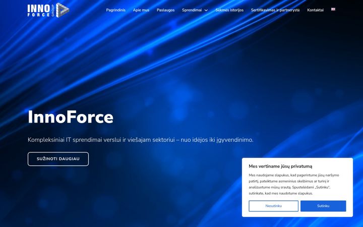 Screenshot of innoforcegroup.com