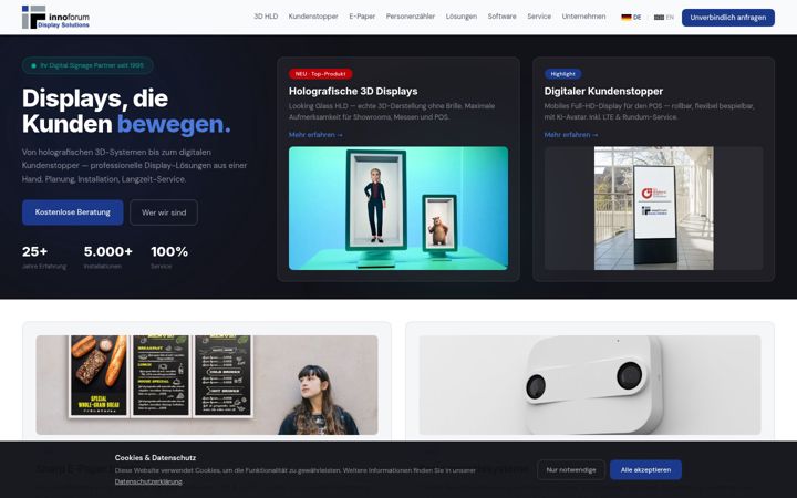 Screenshot of innoforum.de