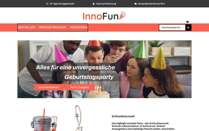 Screenshot of innofun.de