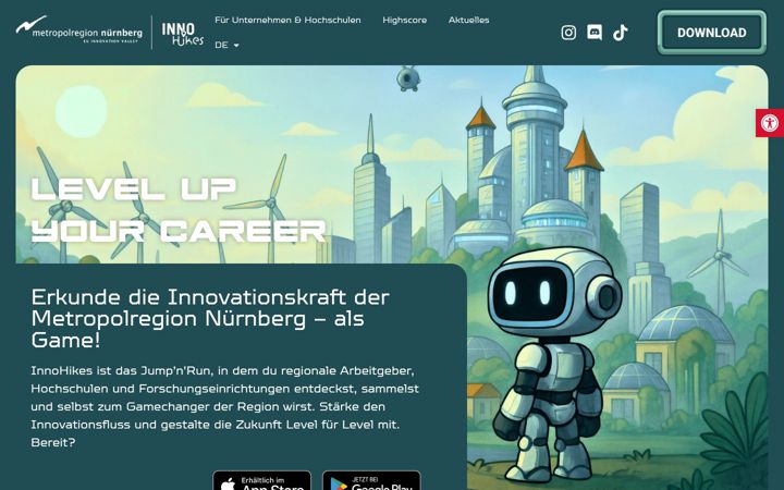 Screenshot of innohikes.de