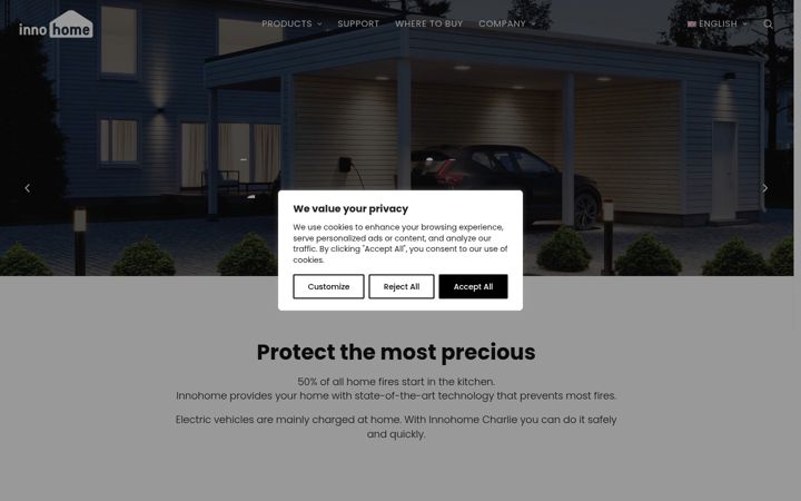 Screenshot of innohome.com