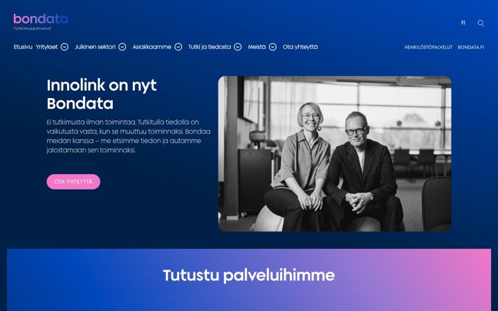 Skjermbilde av innolink.fi