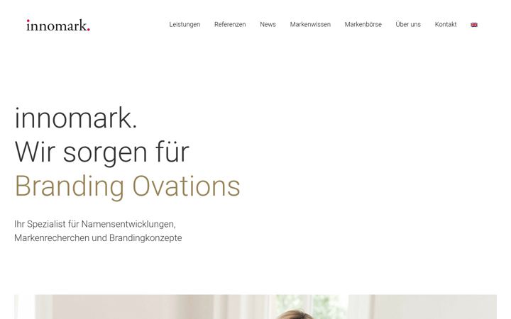 Screenshot of innomark.de