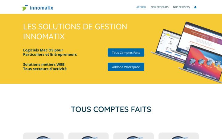 Screenshot of innomatix.com