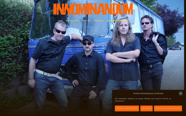 Screenshot of innominandum.de
