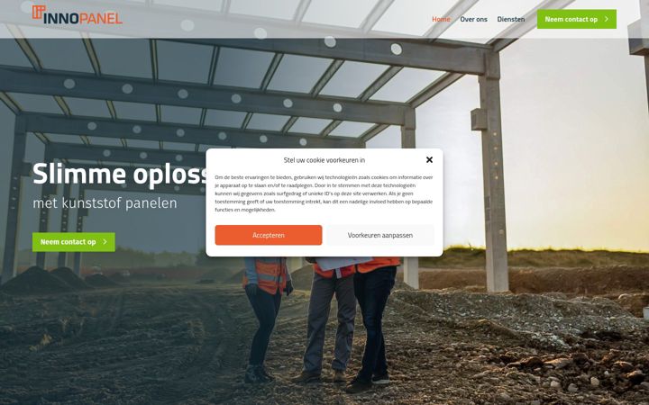 Screenshot of innopanel.nl
