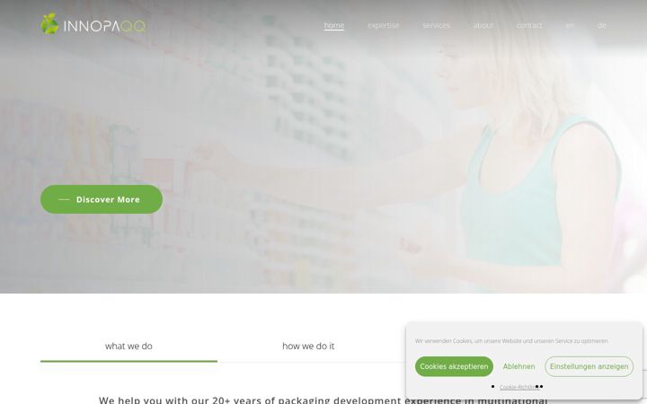 Screenshot of innopaqq.de