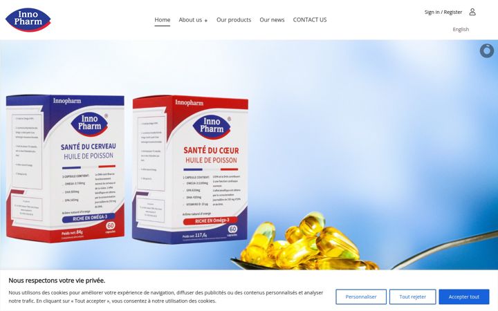 Screenshot of innopharm.fr