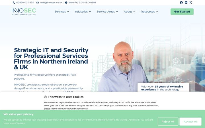 Screenshot of innosec.co.uk