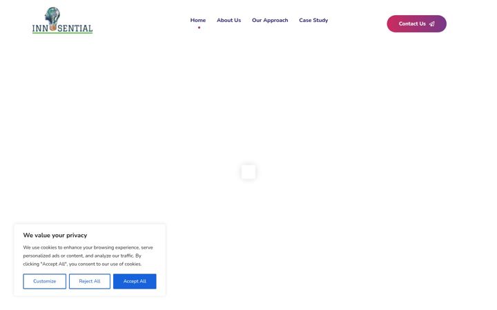 Screenshot of innosential.com