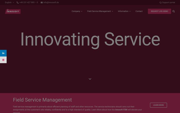 Screenshot of innosoft.de