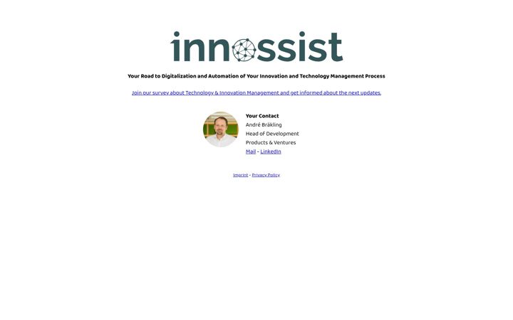 Screenshot of innossist.com