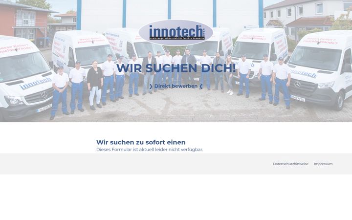 Screenshot stránky innotech-jobs.de