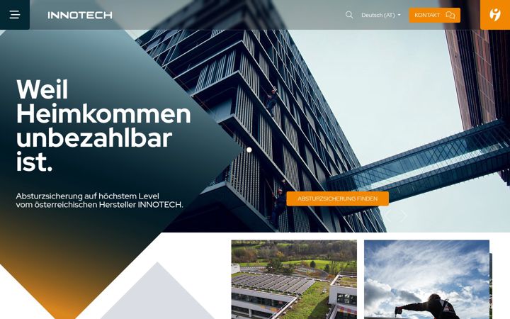 Screenshot of innotech.at