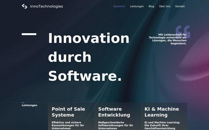 Screenshot of innotechnologies.at