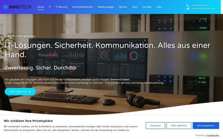 Screenshot of innoteck.de